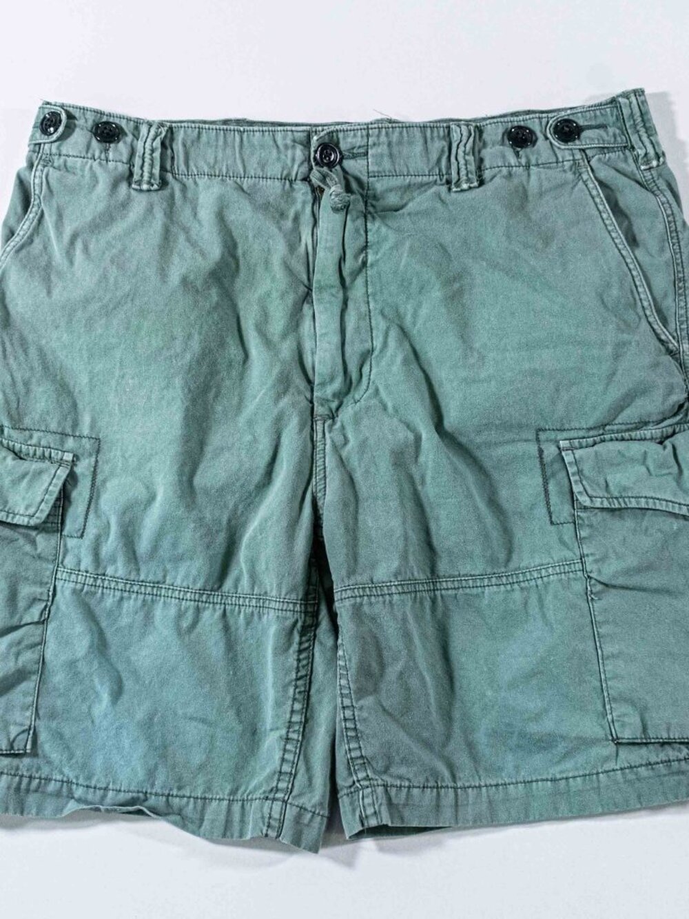 Polo Ralph Lauren Military Cargo Shorts 35 Relaxed Fit Green Utility Y2K